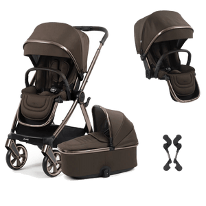 Oyster double pushchairs Oyster 4 Double Stroller - Chocolate Velvet