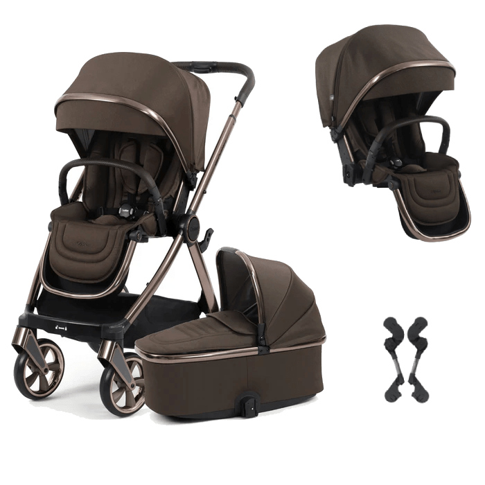 Oyster double pushchairs Oyster 4 Double Stroller - Chocolate Velvet