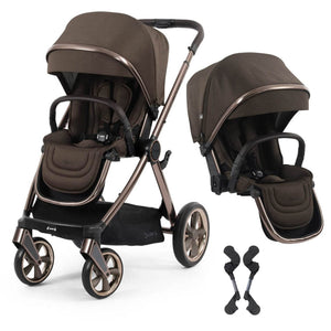 Oyster double pushchairs Oyster 4 Tandem Stroller - Chocolate Velvet
