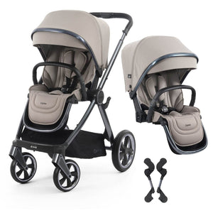 Oyster double pushchairs Oyster 4 Tandem Stroller - Stone