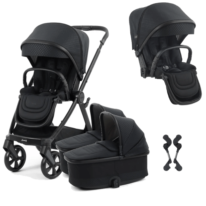 Oyster double pushchairs Oyster 4 Twin Stroller - Raven
