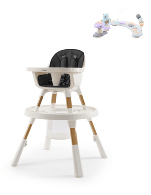 Oyster highchairs Oyster 4-in-1 Highchair with Activity Play Set - Fossil