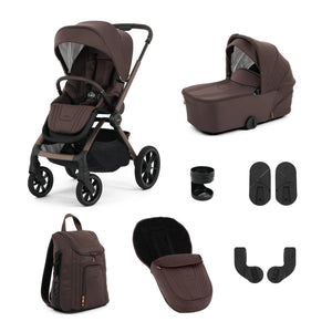 Oyster Prams & Pushchairs Oyster Vee Pram Bundle - Chocolate