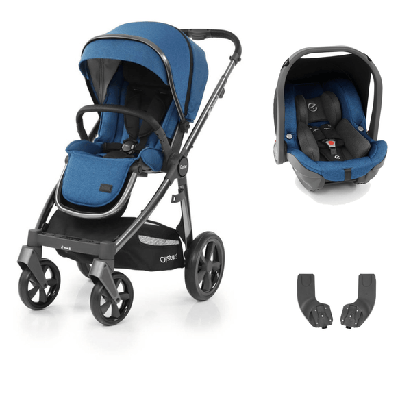 Oyster Pushchair Accessories BabyStyle Oyster 3 Car Seat Bundle - Kingfisher