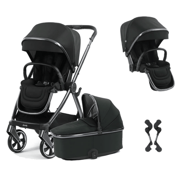 Oyster Double Stroller Black Olive