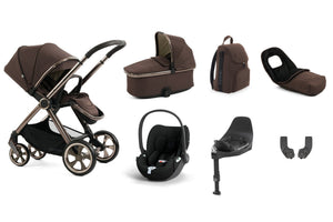 Oyster Pushchairs Oyster 4 Luxury (Cloud T) Travel System - Brown Raven