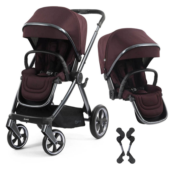 Oyster Pushchairs Oyster 4 Tandem Stroller - Mulberry