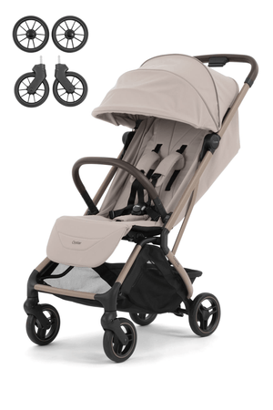 Oyster Pushchairs Oyster F-Lite Pushchair with Large Wheels - Putty