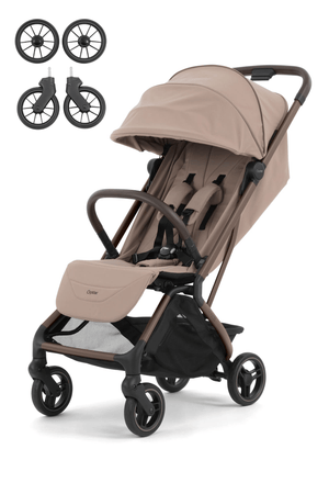 Oyster Pushchairs Oyster F-Lite Pushchair with Large Wheels - Taupe