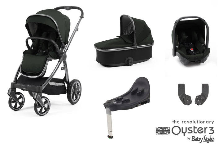 Oyster Travel Systems Oyster 3 Essential 5pc Travel System - Black Olive