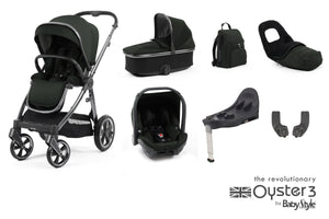 Oyster Travel Systems Oyster 3 Luxury 7pc Travel System - Black Olive