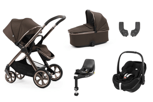 Oyster Travel Systems Oyster 4 Essential (Pebble 360 PRO2, NON-Slide) Travel System - Chocolate Velvet