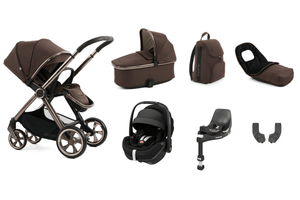 Oyster Travel Systems Oyster 4 Luxury (Pebble 360 PRO2, NON-Slide) Travel System - Brown Raven