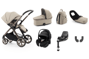 Oyster Travel Systems Oyster 4 Luxury (Pebble 360 PRO2, Non-Slide) Travel System - Buttermilk