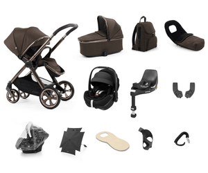 Oyster Travel Systems Oyster 4 Ultimate (Pebble 360 PRO2, NON-Slide) Travel System - Chocolate Velvet