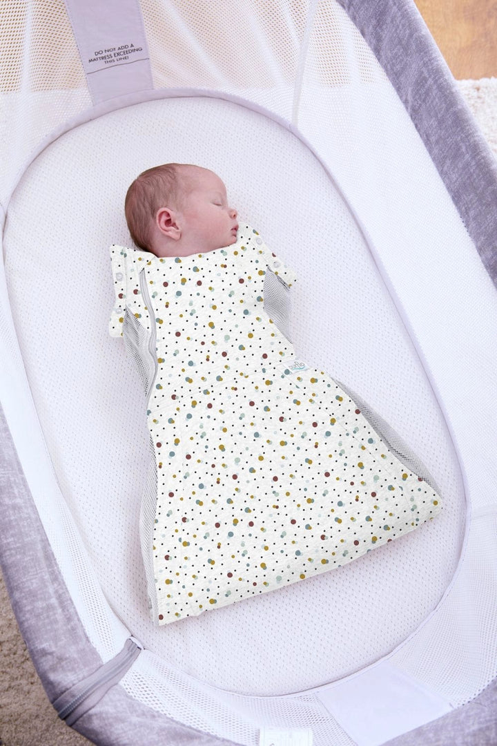 Purflo Sleeping Bags Purflo Swaddle To Sleep Bag 0.5 TOG 0-4 Month Lightweight - Scandi Spot (2 Pack)