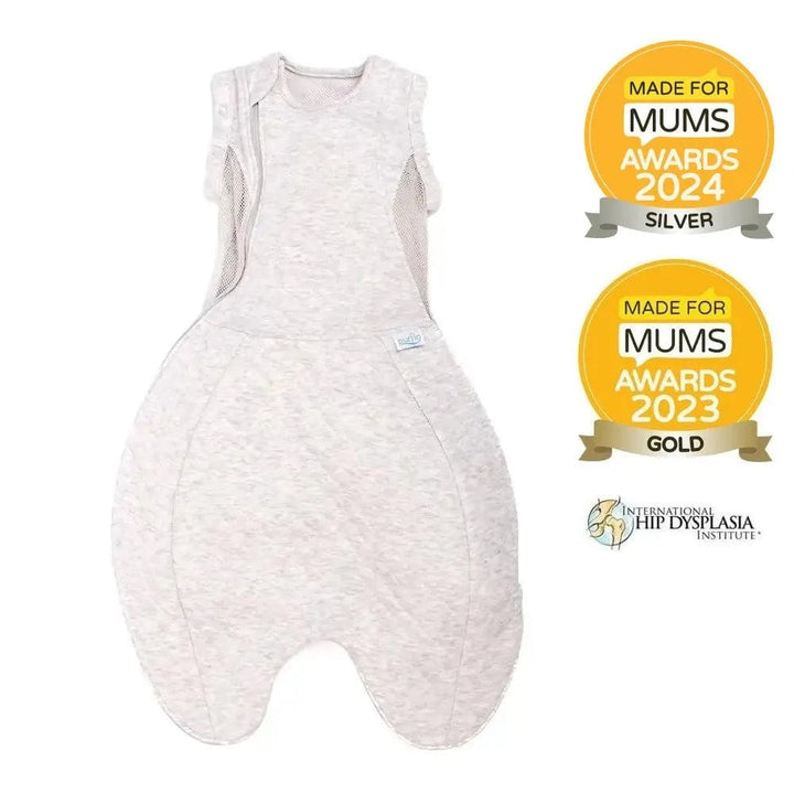 Purflo Sleeping Bags Purflo Swaddle To Sleep Bag 2.5 TOG 0-4 Month - Minimal Grey