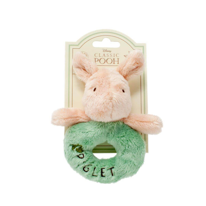 Rainbow Designs Baby Rattles Disney Classic Piglet Ring Rattle