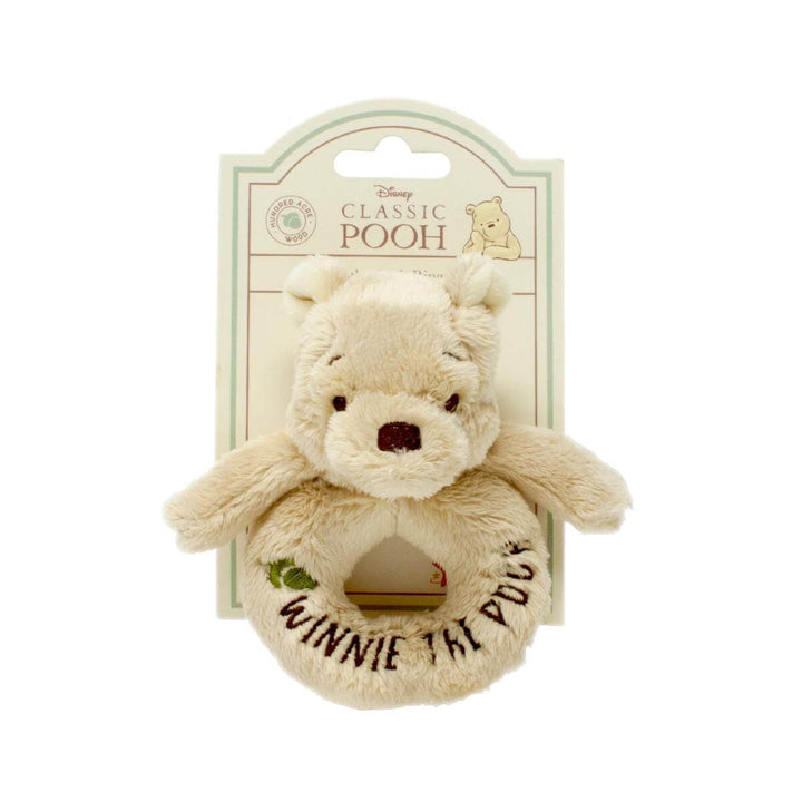 Rainbow Designs Baby Rattles Disney Classic Winnie the Pooh Ring Rattle