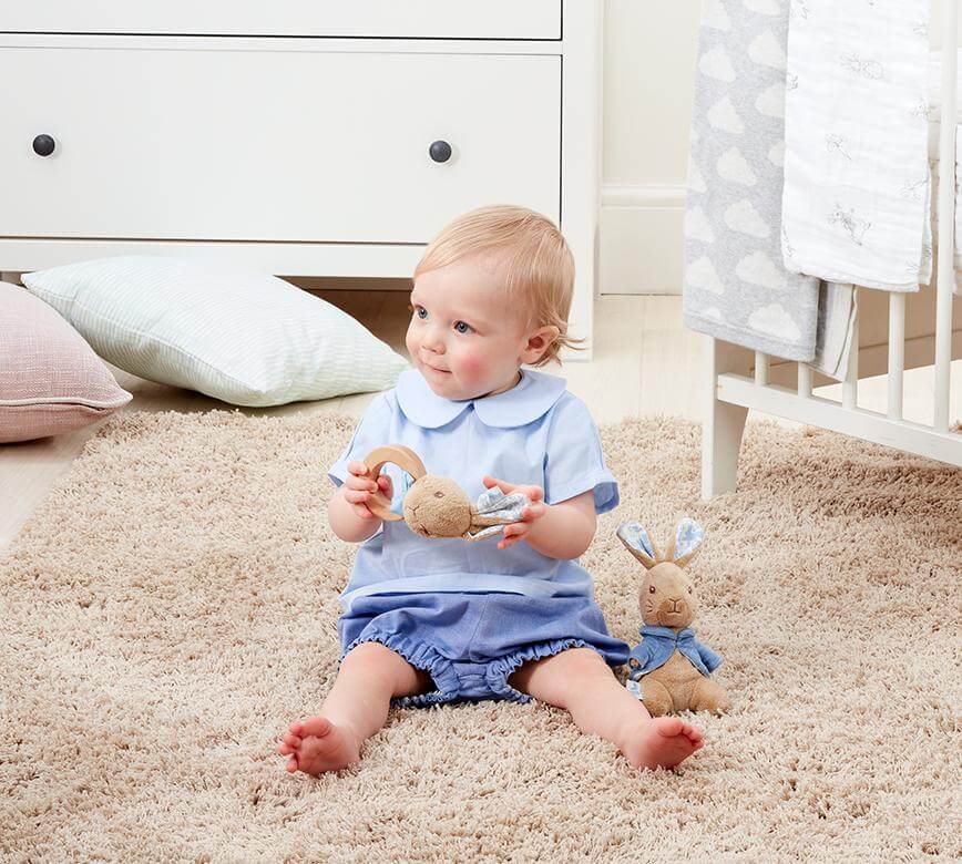 Peter Rabbit Wooden Ring Rattle – UK Baby Centre