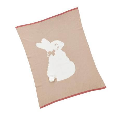 Rainbow Designs Soft Toys Flopsy Bunny Signature Knitted Blanket with Soft Toy