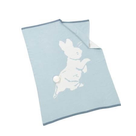 Rainbow Designs Soft Toys Peter Rabbit Signature Knitted Blanket with Soft Toy