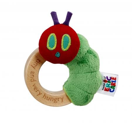 Rainbow Designs Toys Tiny & Very Hungry Caterpillar Ring Rattle