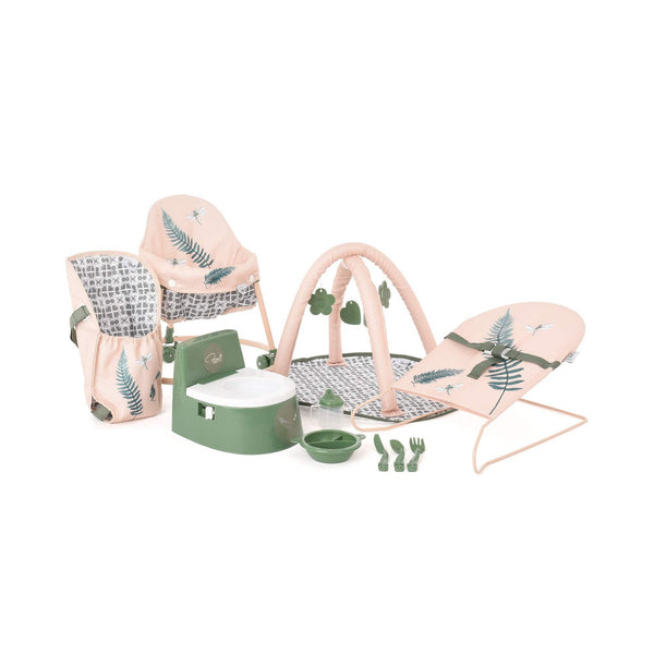 Roma Dolls Prams Roma RHS 10 Piece Accessory Set - Fern