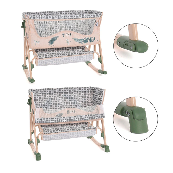 Roma Dolls Prams Roma RHS Dolls Bedside Crib - Fern