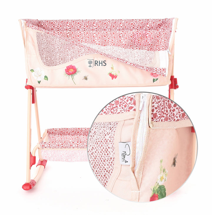 Roma Dolls Prams Roma RHS Dolls Bedside Crib - Flora