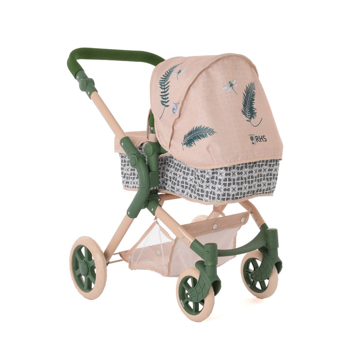 Roma Dolls Prams Roma RHS Single Dolls Pram - Fern