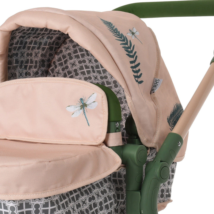 Roma Dolls Prams Roma RHS Single Dolls Pram - Fern