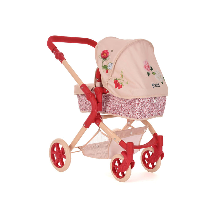 Roma Dolls Prams Roma RHS Single Dolls Pram - Flora