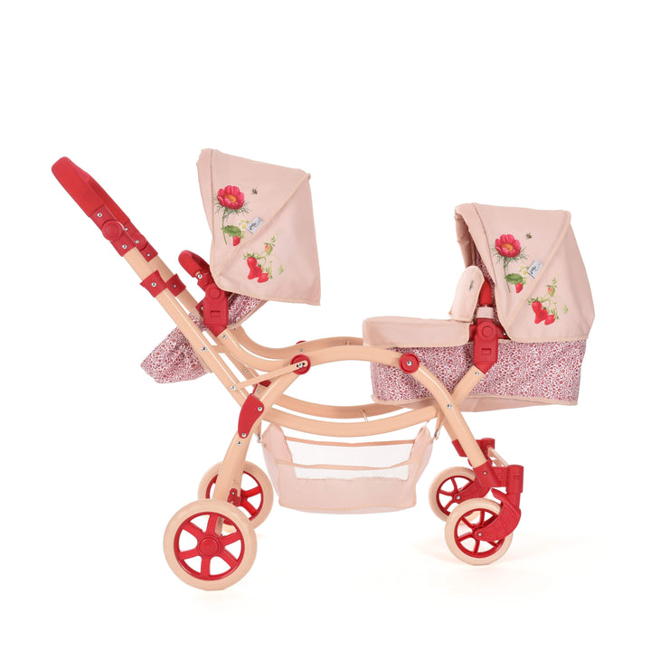 Roma Dolls Prams Roma RHS Twins Dolls Pram - Flora