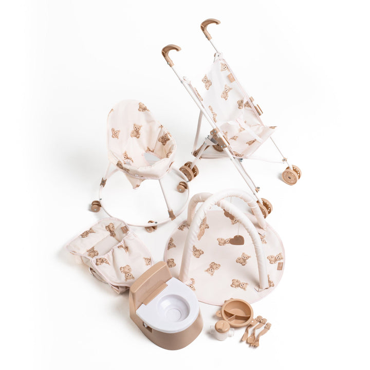 Roma Dolls Prams Roma Teddy 10 Piece Accessory Set