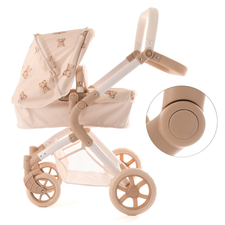 Roma Dolls Prams Roma Teddy Single Dolls Pram