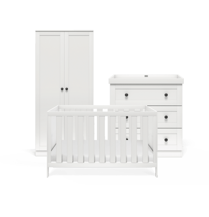 Silver Cross Baby & Toddler Silver Cross Bromley 3 Piece Furniture Set - White