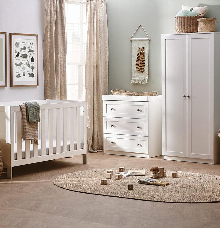 Silver Cross Baby & Toddler Silver Cross Bromley 3 Piece Furniture Set - White