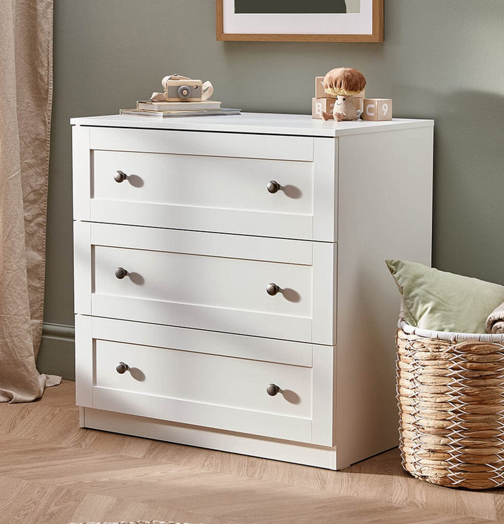 Silver Cross Baby & Toddler Silver Cross Bromley Cot Bed and Dresser - White