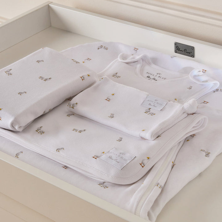 Silver Cross Baby & Toddler Silver Cross Cot Bed Starter Bedding Bundle - Duck Print