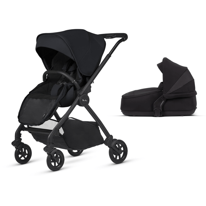 Silver Cross Baby & Toddler Silver Cross Dune 2 Pushchair with Compact Folding Carrycot - Space