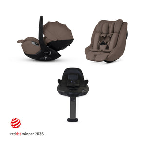 Silver Cross Car Seat Bundle Silver Cross Plus 360 Car Seat Bundle - Timeless Cocoa