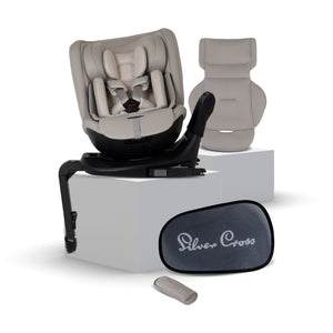 Silver Cross Car Seat Silver Cross Motion 3 All-Size 360 Car Seat - Natural Taupe