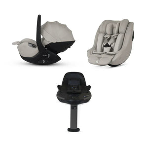 Silver Cross Car Seat Silver Cross Plus 360 Car Seat Bundle - Natural Taupe