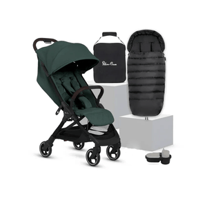 Silver Cross Compact Strollers Silver Cross Clic 2 Stroller & Accessory Bundle - Conifer