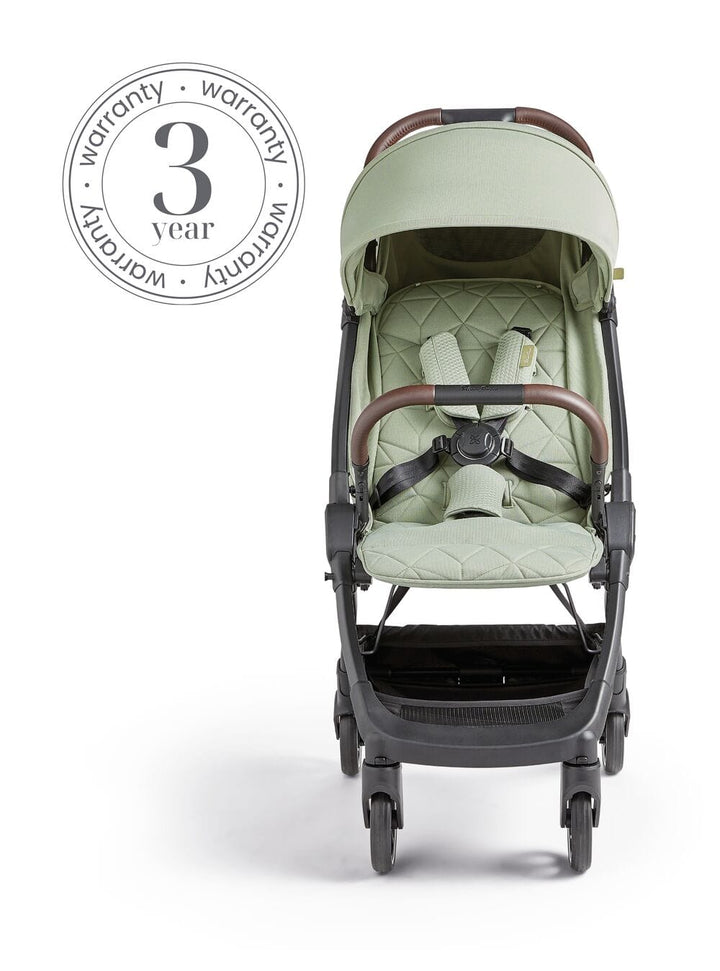 Silver Cross compact strollers Silver Cross Clic Stroller (2023) with Snack Tray and Travel Bag - Sage