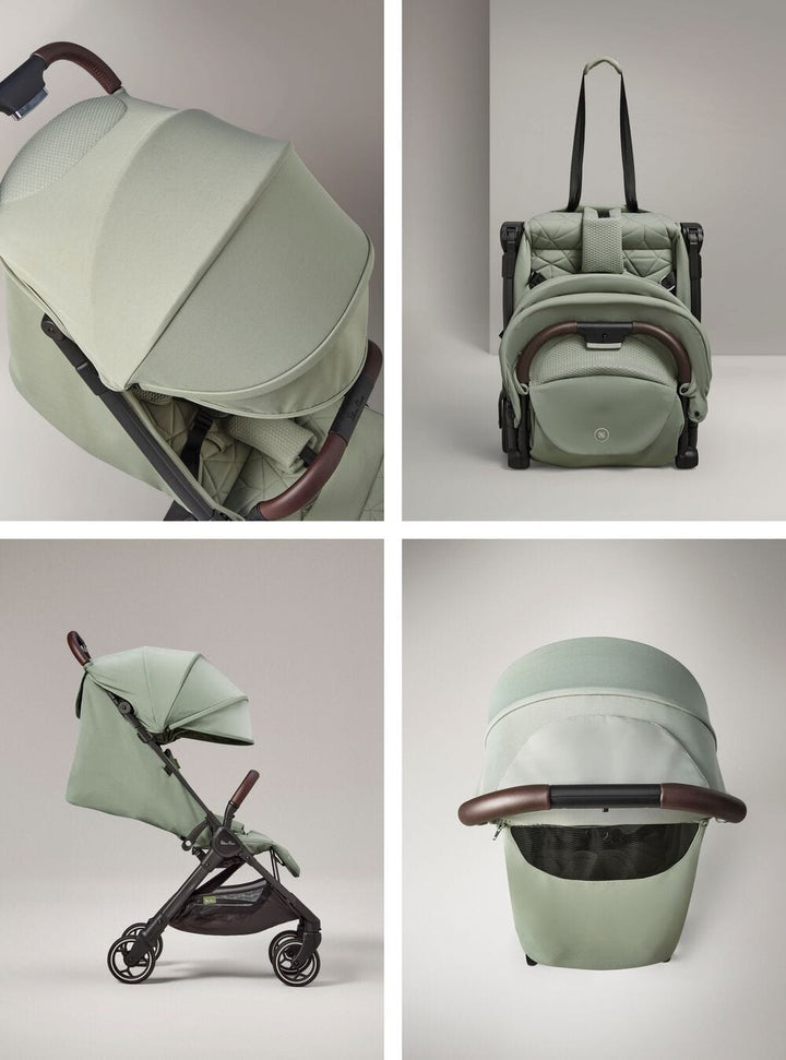 Silver Cross compact strollers Silver Cross Clic Stroller (2023) with Snack Tray and Travel Bag - Sage