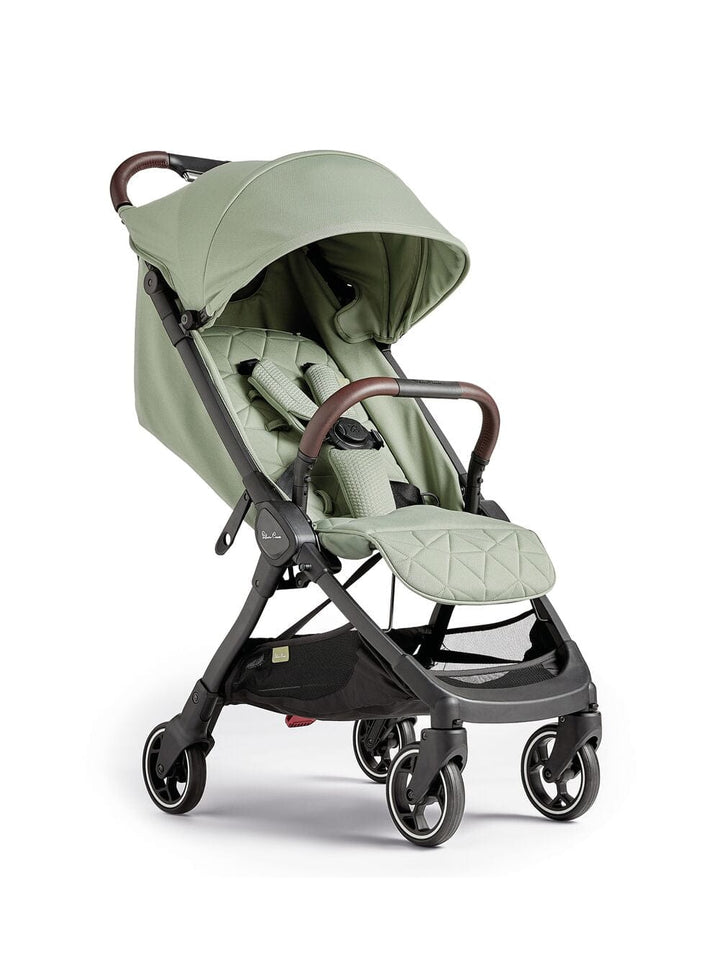 Silver Cross compact strollers Silver Cross Clic Stroller (2023) with Snack Tray and Travel Bag - Sage