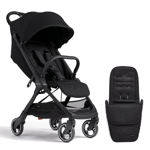 Silver Cross compact strollers Silver Cross Clic Stroller and Footmuff - Space