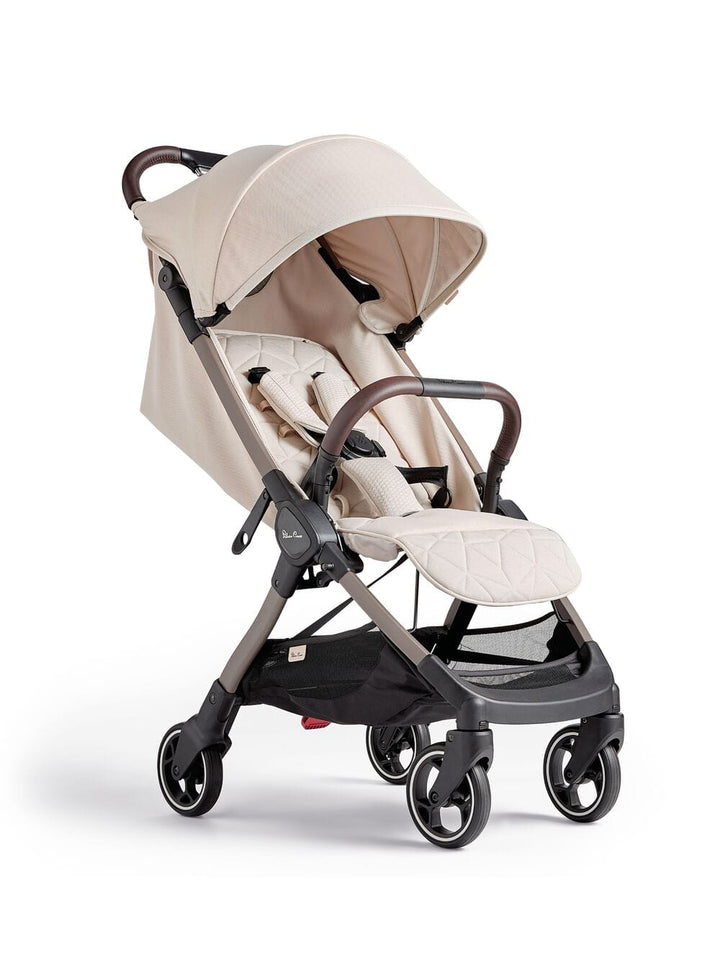 Silver Cross compact strollers Silver Cross Clic Stroller with Motion Car Seat - Almond/Almond